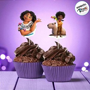 Pick Decorativo para Doces - Encanto - 8 unidades - Disney Original - Rizzo