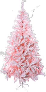 Árvore Cotton - 120H - Nevada Rosa - 90 Centímetros - Cromus Natal - 1 unidade - Rizzo