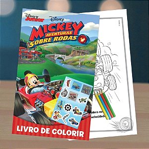 Mini Kit Para Colorir - Mickey Mouse - 6 Itens - 1 unidade - Disney Original - Editora DCL