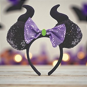 Tiara Minnie Vilã -  1 unidade - Cromus - Disney Original - Rizzo