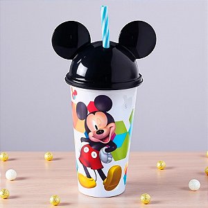 Copo com Orelha Mickey - 500 ML - 1 unidade - Disney Original - Plasútil