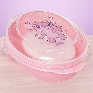 Saboneteira de Plástico - Angel - 180ml - 1 unidade - Disney Original - Plasútil