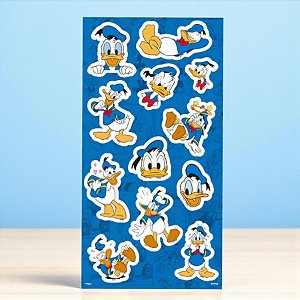 Adesivo Decorativo - Pato Donald - 12 unidades - Disney Original - Regina