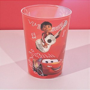 Copo de Plástico Personagens Pixar - Vermelho - 320ml - 1 unidade - Disney Original - Plasútil