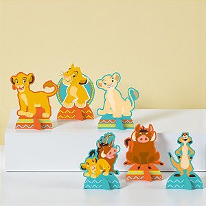 Decoração de Mesa - Rei Leão - 6 unidades - Disney Original - Regina