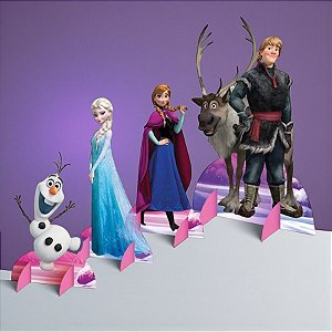 Decoração de Mesa - Frozen - 8 unidades - Disney Original - Regina