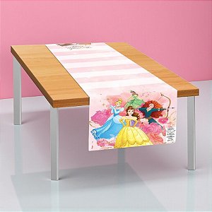 Trilho de Mesa - Princesas - 40cm x 200cm - 1 unidade - Disney Original - Regina