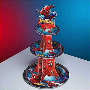 Suporte para Doces - Homem Aranha - 40x28cm - 1 unidade - Disney Original - Regina