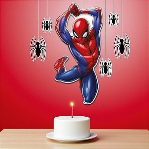 Cartaz Personagem Articulado - Homem Aranha - 1 unidade - Disney Original - Regina