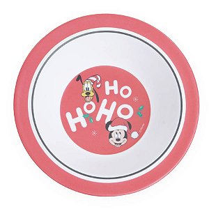 Bowl de Bambu de Natal - Mickey Ho Ho Ho - 360ml - 1 unidade - Disney Original - Rizzo