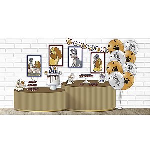 Kit Mesversário A Dama e o Vagabundo - 1 unidade - Festcolor - Rizzo