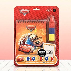 Kit Para Colorir com Giz - Carros - 4 Itens - 1 unidade - Disney Original - Editora DCL