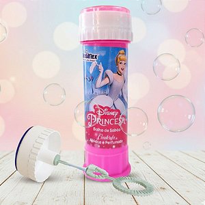 Lembrancinha Bolha de Sabão - Cinderela - 60ml - 1 unidade - Disney Original - Brasilflex
