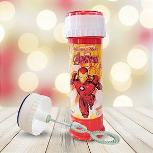Lembrancinha Bolha de Sabão - Homem de Ferro - 60ml - 1 unidade - Disney Original - Brasilflex