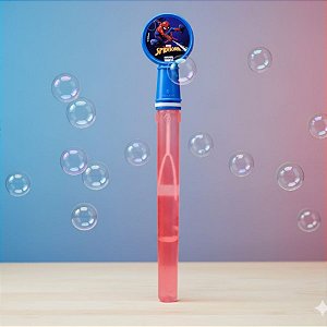 Lembrancinha Big Bolha de Sabão - Homem Aranha - 37cm - 1 unidade - Disney Original - Brasilflex