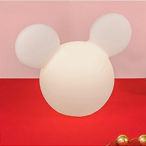 Luminária Mickey Mouse - Clean - 28cm - 1 unidade - Disney Original - Usare