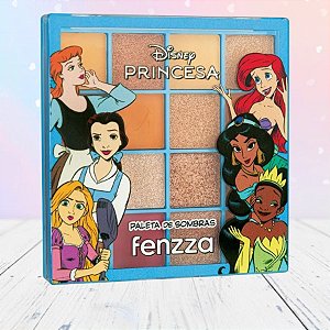 Paleta de Sombras - Once Upon a Time - Princesas - 13,2g - 1 unidade - Disney Original - Fenzza