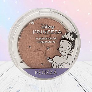 Iluminador Compacto - Tiana - Princesas - 5g - 1 unidade - Disney Original - Fenzza