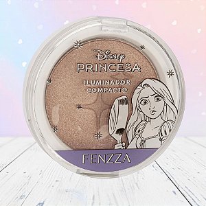 Iluminador Compacto - Rapunzel - Princesas - 5g - 1 unidade - Disney Original - Fenzza