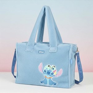 Shopping Bag - Stitch Peluciada - 42cm - 1 unidade - Disney Original - Luxcel