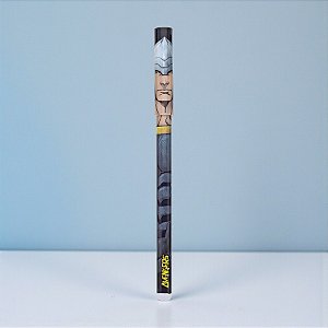 Caneta Thor - Esferográfica Preto - Vingadores - Disney Original - 1 unidade - Molin