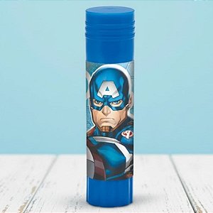 Cola Bastão Capitão América - Vingadores - 9g - Disney Original - 1 unidade - Molin