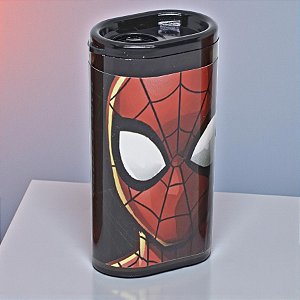 Apontador Homem Aranha - Preto - Simples - 5cm - Disney Original - 1 unidade - Molin