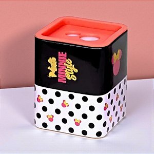 Apontador Duplo - Minnie Mouse - Minnie Style - 5cm - Disney Original - 1 unidade - Molin