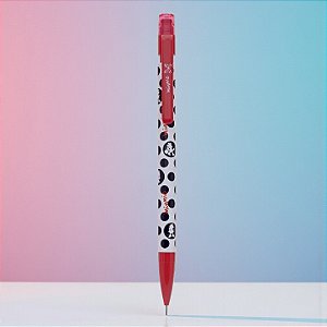 Lapiseira Minnie 0.7mm - Preto e Branco - Disney Original - 1 unidade - Molin