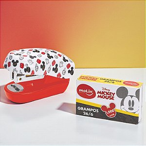 Mini Grampeador Mickey Mouse - 5cm - 1 unidade - Molin