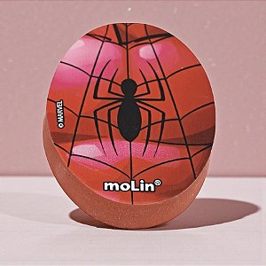 Borracha Escolar Homem Aranha - Vermelho - 4cm - Disney Original - 1 unidade - Molin