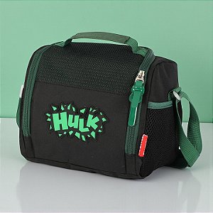 Lancheira Térmica Escolar - Hulk - 23x20cm - Disney Original - 1 unidade - Luxcel