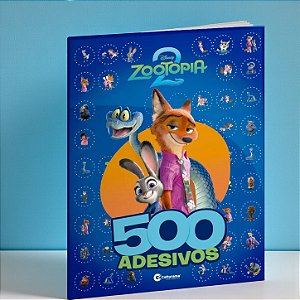 Livro 500 Adesivos Zootopia - Disney Original - 1 unidade - Culturama