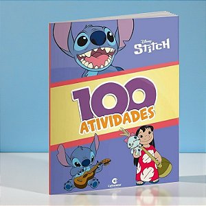 Livro Com 100 Atividades - Stitch - Disney Original - 1 unidade - Culturama