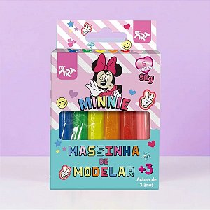 Massinha de Modelar - Minnie Mouse - 6 Cores - Disney Original - 1 unidade - DAC