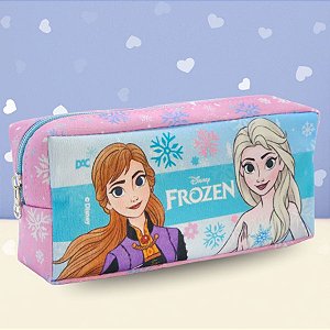 Estojo Simples com Zíper - Frozen - 19x8cm - Disney Original - 1 unidade - DAC