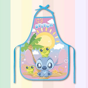 Avental Infantil - Stitch - 49x39cm - Disney Original - 1 unidade - DAC
