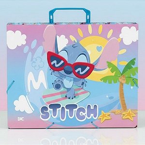 Pasta Maleta - Stitch Aloha - 36x26x4cm - Disney Original - 1 unidade - DAC