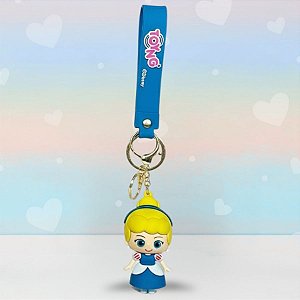 Chaveiro 3D Cinderela - 7cm - Disney Original - 1 unidade - Toyng