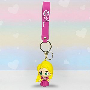 Chaveiro 3D Rapunzel - 7cm - Disney Original - 1 unidade - Toyng