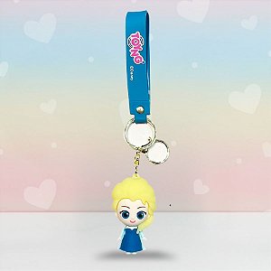 Chaveiro 3D Elsa - Frozen - 7cm - Disney Original - 1 unidade - Toyng