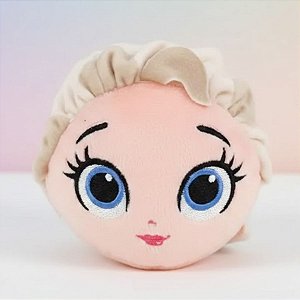 Brinquedo Squish Pelúcia - Elsa - Frozen - 10cm - Disney Original - 1 unidade - Toyng