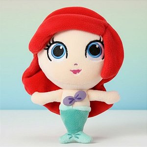 Brinquedo Squish Pelúcia - Ariel - 15cm - Disney Original - 1 unidade - Toyng