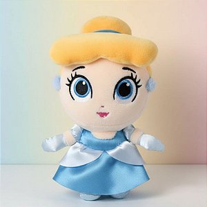 Brinquedo Squish Pelúcia - Cinderela - 15cm - Disney Original - 1 unidade - Toyng