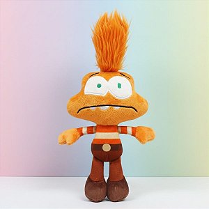 Brinquedo Squish Pelúcia - Ansiedade - Divertidamente - 20cm - Disney Original - 1 unidade - Toyng