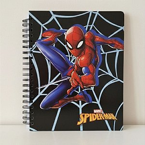 Caderno Universitário - Homem Aranha - 215x275mm - 10 Matérias - Disney Original - 1 unidade - Culturama