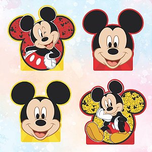 Decoração de Mesa - Mickey Mouse - Disney Original - 4 unidades - Piffer