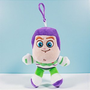 Chaveiro Buzz Lightyear de Pelúcia - Toy Story - 16cm - Disney Original - 1 unidade - Taimes
