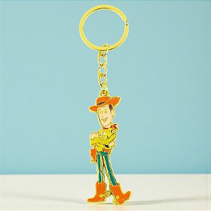 Chaveiro Metal - Woody - Toy Story - 6,5cm - Disney Original - 1 unidade - Taimes