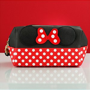 Necessaire Retângular - Minnie Mouse - Clássica -  20x11cm - Disney Original - 1 unidade - Taimes